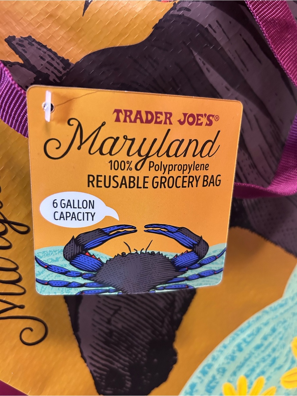 Trader Joe’s Maryland Tote Bag - Picture 6 of 7